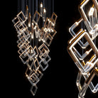 Arqelle Linear Tube Scatter Chandelier - 46" D × 98" HBlushlighting