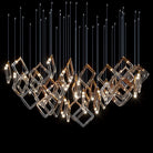 Arqelle Linear Tube Scatter Chandelier - 30" D × 98" HBlushlighting