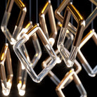 Arqelle Linear Tube Scatter Chandelier - 54" D × 98" HBlushlighting