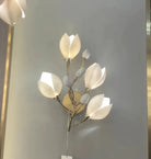 Art Design Creative Ceramic Magnolia Wall Lamp-Wall lamp-Blushlighting-Blushlighting