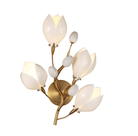 Art Design Creative Ceramic Magnolia Wall Lamp-Wall lamp-Blushlighting-Blushlighting