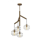 Art Glass Ball Sedona Chandelier - Blushlighting