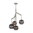 Art Glass Ball Sedona Chandelier - Blushlighting