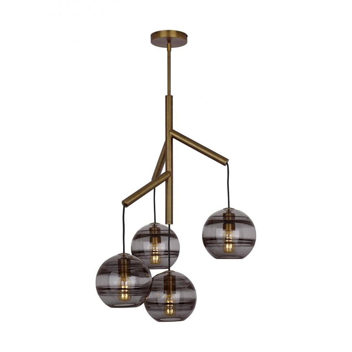 Art Glass Ball Sedona Chandelier - Blushlighting