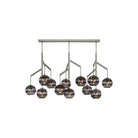 Art Glass Ball Sedona Triple Chandelier - Blushlighting