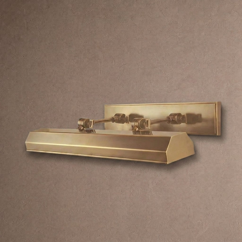 Art Woodbury Picture Light Aged Brass 16" 23" 30" - 23"Blushlighting