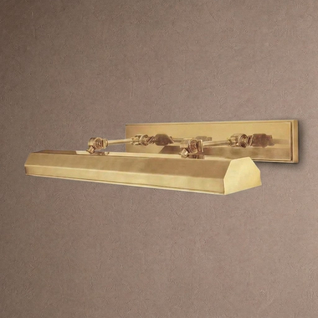 Art Woodbury Picture Light Aged Brass 16" 23" 30" - 30"Blushlighting