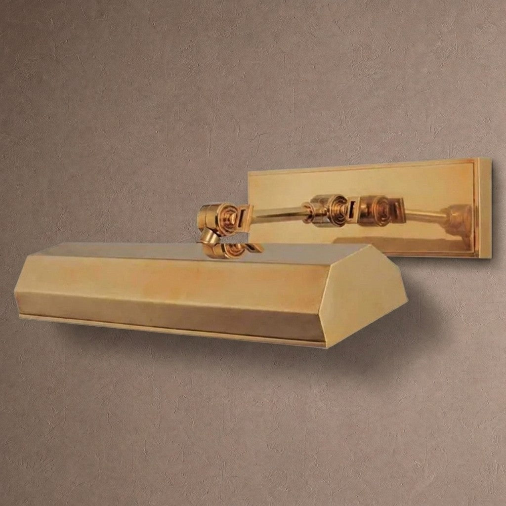 Art Woodbury Picture Light Aged Brass 16" 23" 30" - 16"Blushlighting