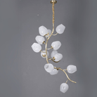 Artistic Glass Lampshade Chandelier with Branches Design for High Ceilings - Style A/13 Lights/D27.56"*H39.4"(D70cm*H100cm)Warm LightBlushlighting