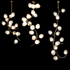 Artistic Glass Lampshade Chandelier with Branches Design for High Ceilings - Style A/13 Lights/D27.56"*H39.4"(D70cm*H100cm)Warm LightBlushlighting