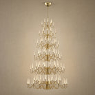 Ashford Cascading Large Handmade Glass Chandelier 63" - Blushlighting