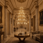 Ashford Cascading Large Handmade Glass Chandelier 63" - Blushlighting