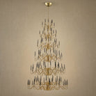 Ashford Cascading Large Handmade Glass Chandelier 63" - Blushlighting