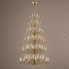 Ashford Cascading Large Handmade Glass Chandelier 63" - Blushlighting