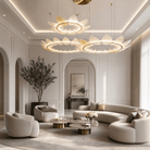 Aster Modern Chandelier Large Foyer 39" - Blushlighting