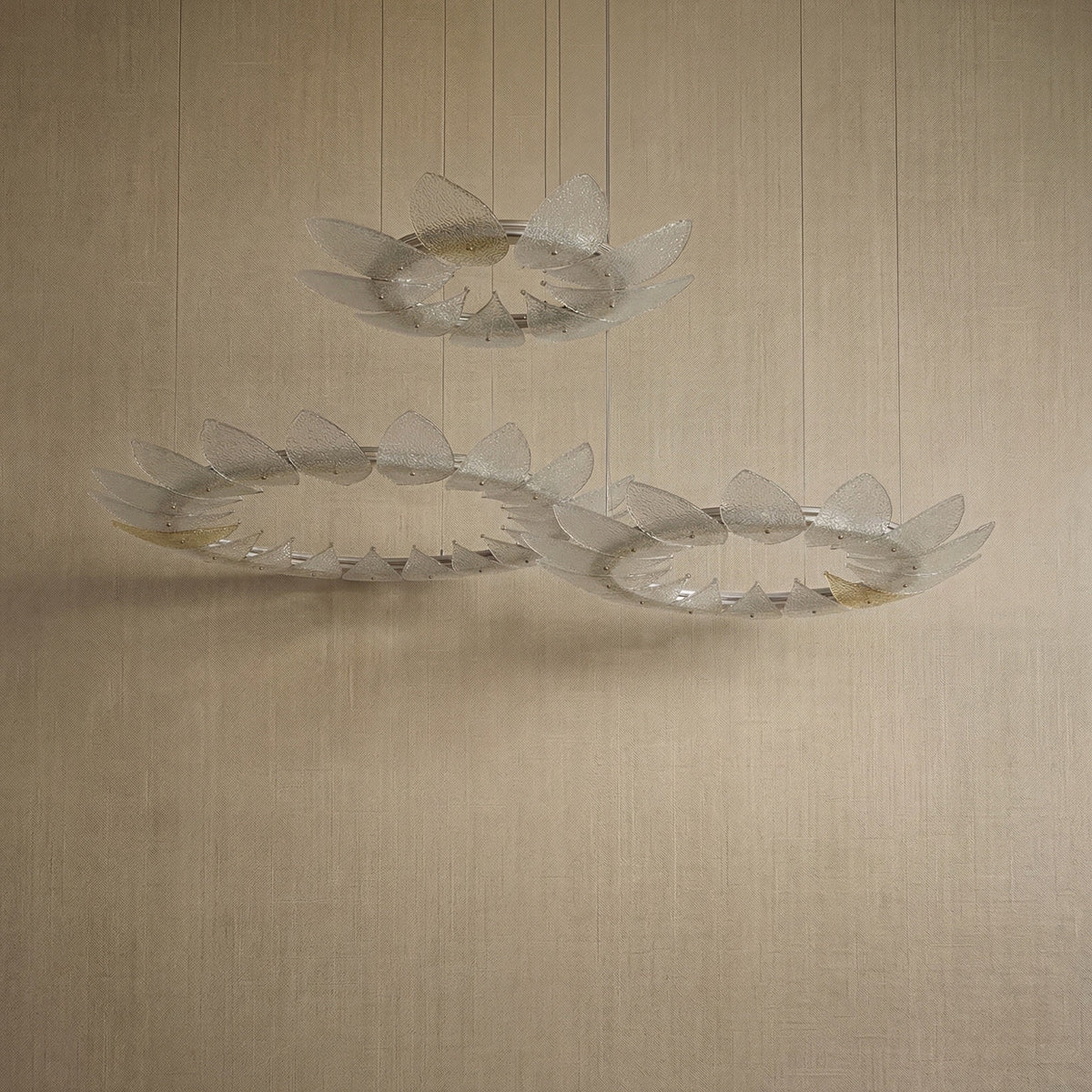 Aster Modern Chandelier Large Foyer 39" - Blushlighting