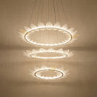 Aster Modern Foyer Large Ring Chandelier - Blushlighting