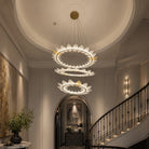 Aster Modern Foyer Large Ring Chandelier - Blushlighting