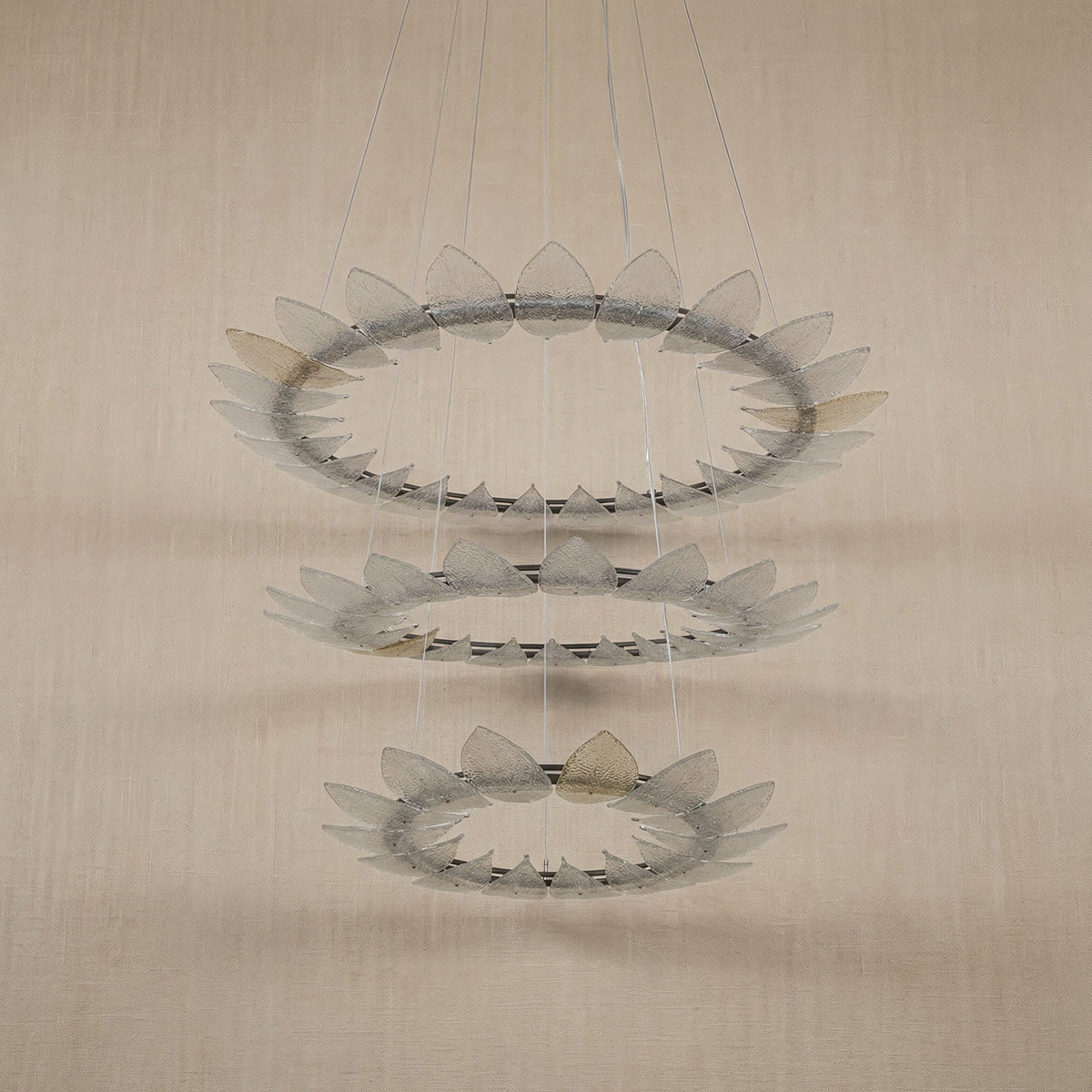 Aster Modern Foyer Large Ring Chandelier - Blushlighting