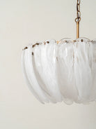 Astera - 4 light alabaster curved glass chandelier-Table Lamp-Blushlighting-Blushlighting