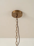 Astera - 4 light alabaster curved glass chandelier-Table Lamp-Blushlighting-Blushlighting