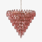 Asti Glass Chandelier - ∅ 31.9″ x H 29.5″Pink & GoldBlushlighting