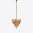 Asti Glass Chandelier - ∅ 31.9″ x H 29.5″Smoke Gray & GoldBlushlighting
