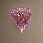 Asti Tiered Chandelier - ∅ 31.9″ x H 29.5″Amber & GoldBlushlighting