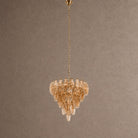Asti Tiered Chandelier - ∅ 31.9″ x H 29.5″Pink & NickelBlushlighting