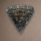 Asti Tiered Chandelier - ∅ 31.9″ x H 29.5″Amber & GoldBlushlighting