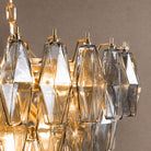 Asti Tiered Chandelier - ∅ 31.9″ x H 29.5″Amber & GoldBlushlighting