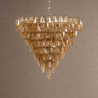 Asti Tiered Chandelier - ∅ 31.9″ x H 29.5″Amber & GoldBlushlighting