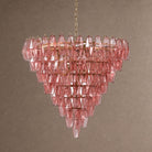 Asti Tiered Chandelier - ∅ 31.9″ x H 29.5″Pink & GoldBlushlighting