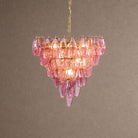 Asti Tiered Chandelier - ∅ 31.9″ x H 29.5″Amber & GoldBlushlighting
