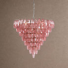 Asti Tiered Chandelier - ∅ 31.9″ x H 29.5″Pink & NickelBlushlighting