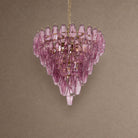 Asti Tiered Chandelier - ∅ 31.9″ x H 29.5″Mauve & GoldBlushlighting