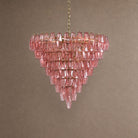 Asti Tiered Chandelier - ∅ 31.9″ x H 29.5″Pink & GoldBlushlighting