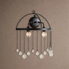 Aubrey 2-Light Wall Sconce - BlackBlushlighting