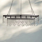 Aubrey 7 Light Oval Chandelier - Blushlighting