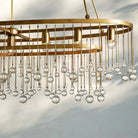 Aubrey 7 Light Oval Chandelier - Blushlighting