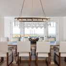 Aubrey 7 Light Oval Chandelier - Blushlighting