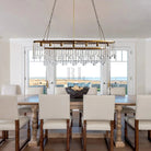 Aubrey 7 Light Oval Chandelier - Blushlighting