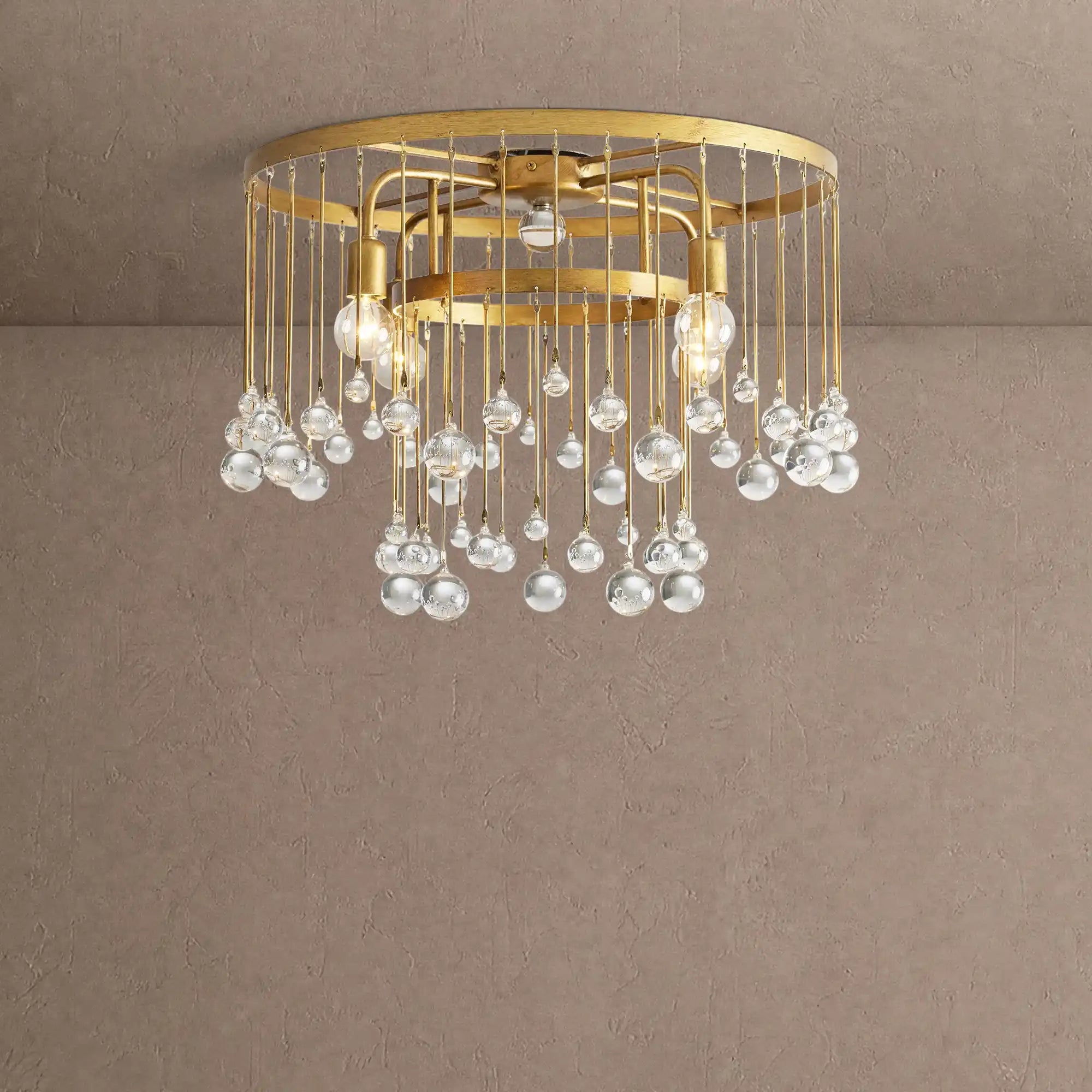 Aubrey Flushmount - BrassBlushlighting