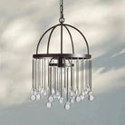 Aubrey Modern Crystal Ball Pendant Lamp - SilverBlushlighting