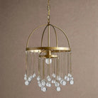 Aubrey Modern Crystal Ball Pendant Lamp - SilverBlushlighting