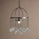 Aubrey Modern Crystal Ball Pendant Lamp - BlackBlushlighting
