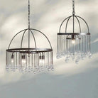 Aubrey Modern Crystal Ball Pendant Lamp - SilverBlushlighting