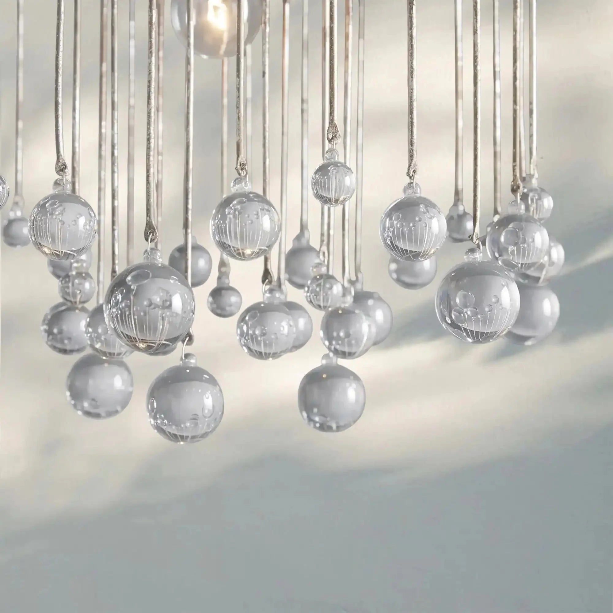 Aubrey Modern Crystal Ball Pendant Lamp - Blushlighting