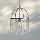 Aubrey Modern Crystal Ball Pendant Lamp - SilverBlushlighting
