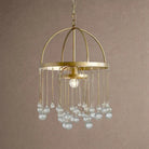 Aubrey Modern Crystal Ball Pendant Lamp - BrassBlushlighting